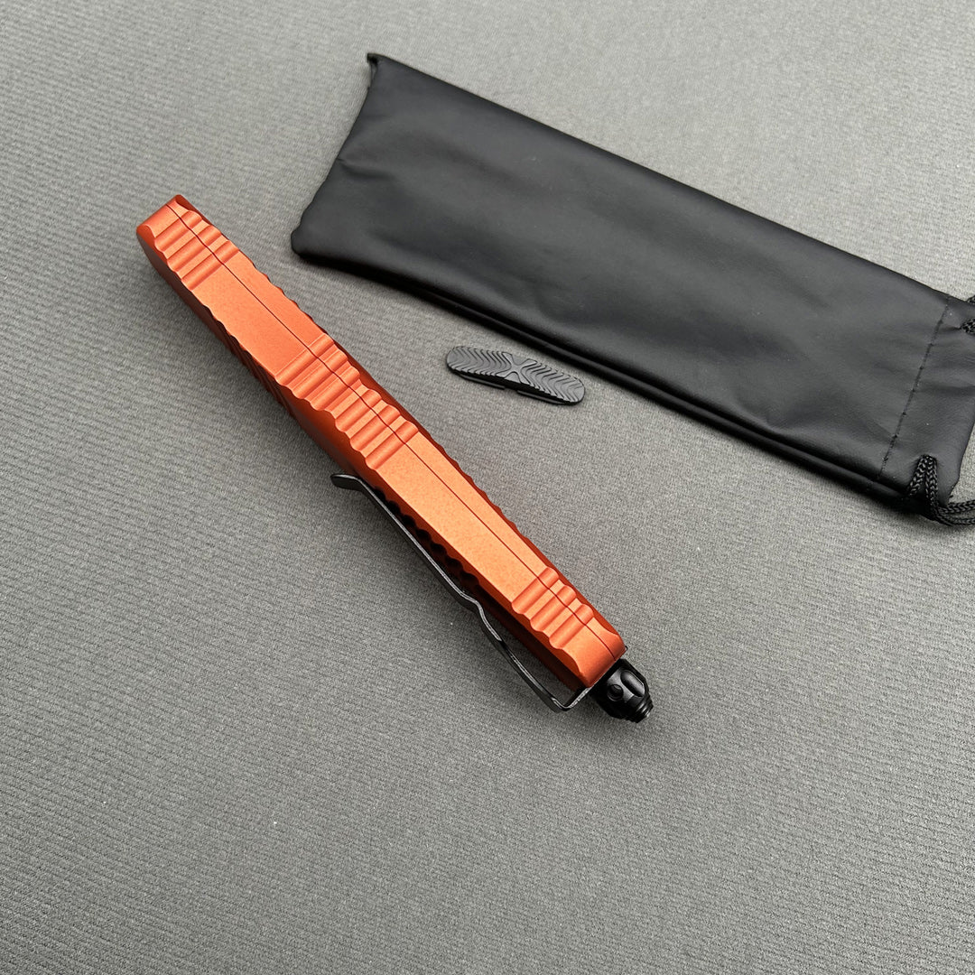 MT Combat Troodon Orange CNC Aviation Aluminum Survival EDC Tool Camping Outdoor Hunting pocket OTF complete knife parts
