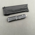 MIT UTX85 CNC aviation aluminum Black Handle Hunting Survival Tactical Combat EDC Outdoor Self-defense Pocket OTF Knives
