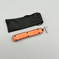 MT UT CNC aviation aluminum Orange Handle Hunting Survival Tactical Combat EDC Outdoor Self-defense Pocket OTF complete Knives Parts