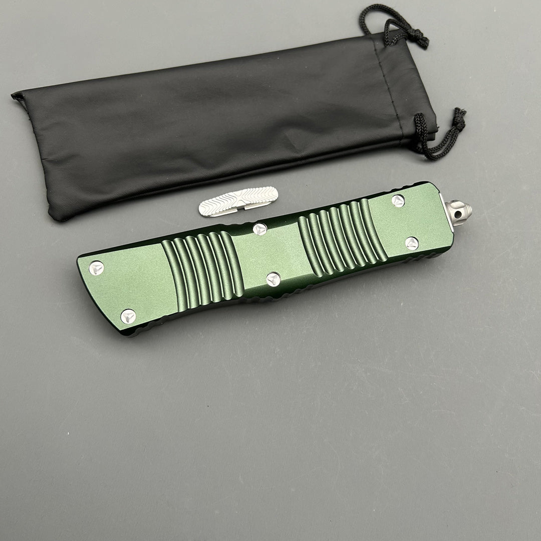 MT Combat Troodon Green CNC Aviation Aluminum Survival EDC Tool Camping Outdoor Hunting pocket OTF complete knife parts
