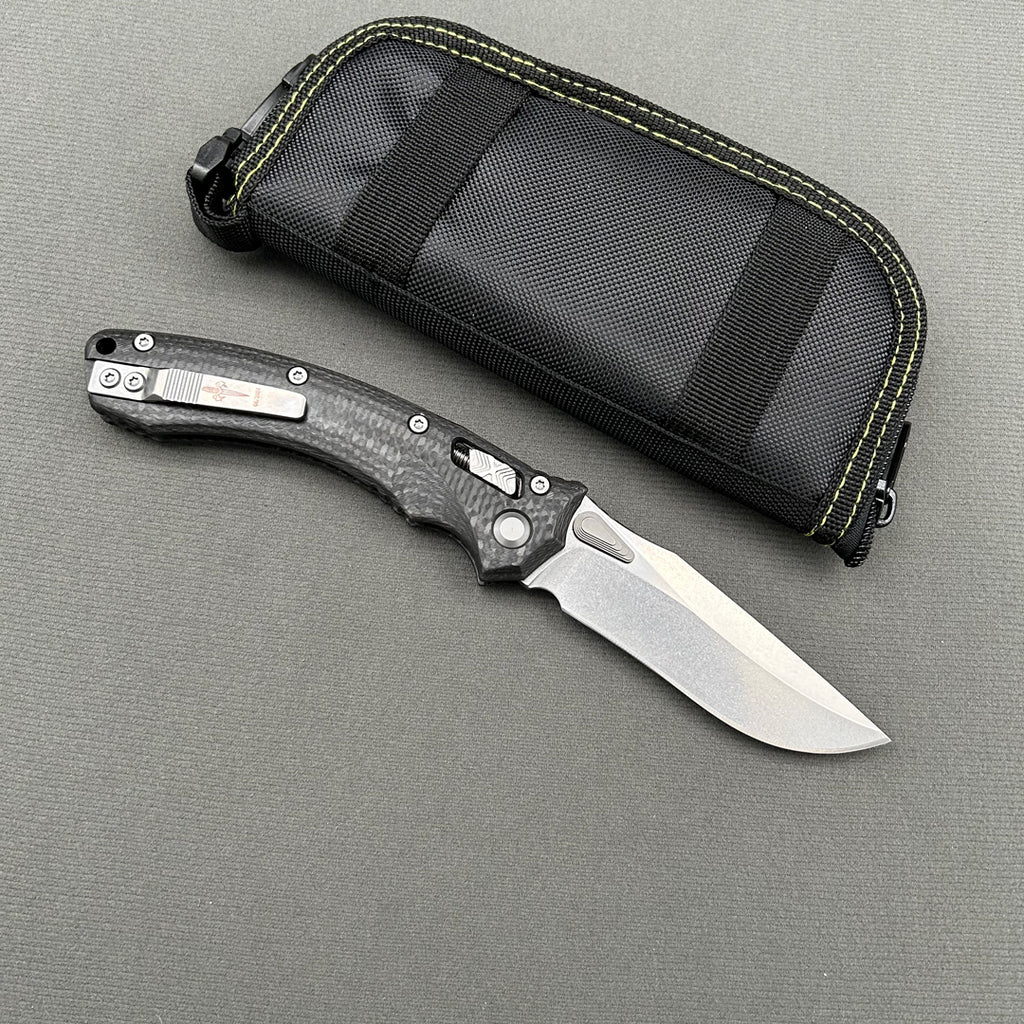 MiT Amphibian Ram-Lok Knife carbon fiber Folding knife Camping Outdoor Survival Folding Knife