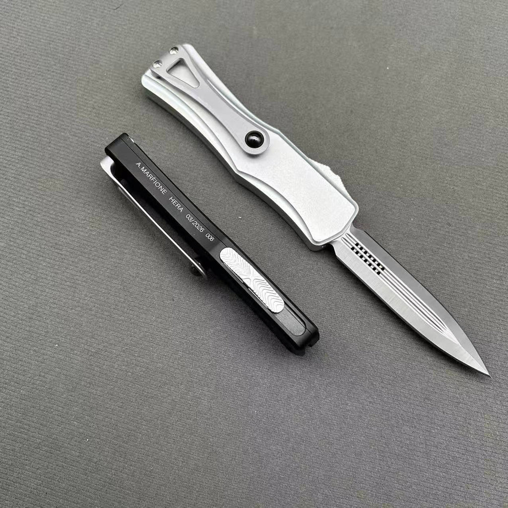 Mit Hera CNC 7075 Aviation Aluminum Survival EDC Tool Camping Outdoor Hunting tactical defence pocket OTF knife