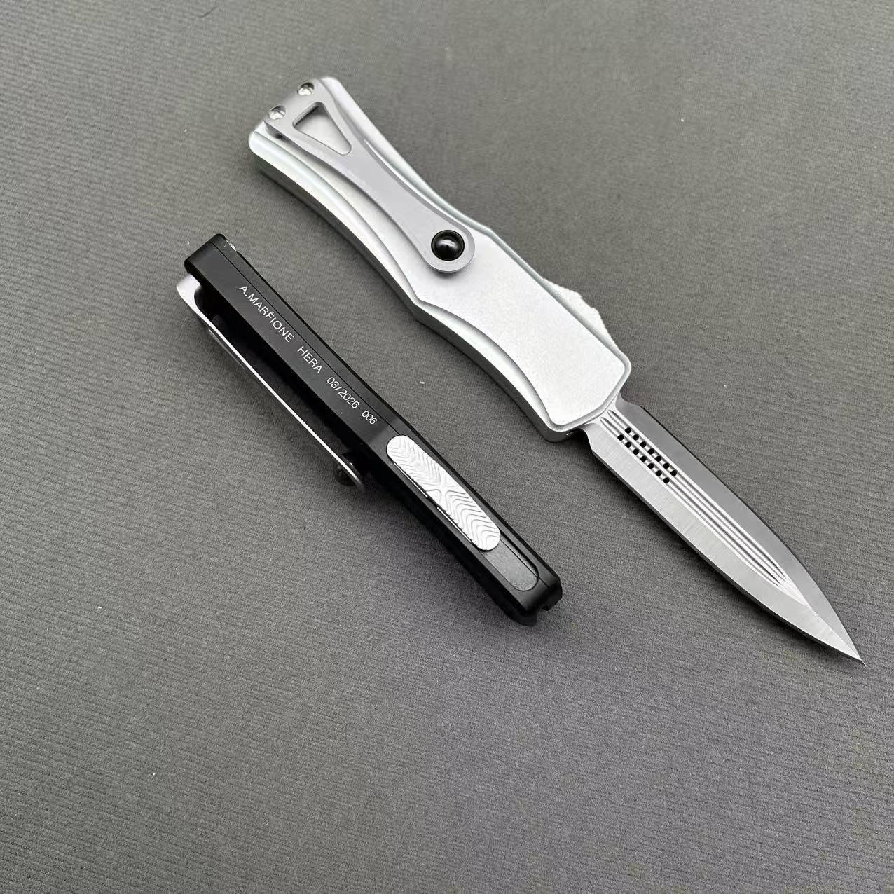 Mit Hera CNC 7075 Aviation Aluminum Survival EDC Tool Camping Outdoor Hunting tactical defence pocket OTF knife