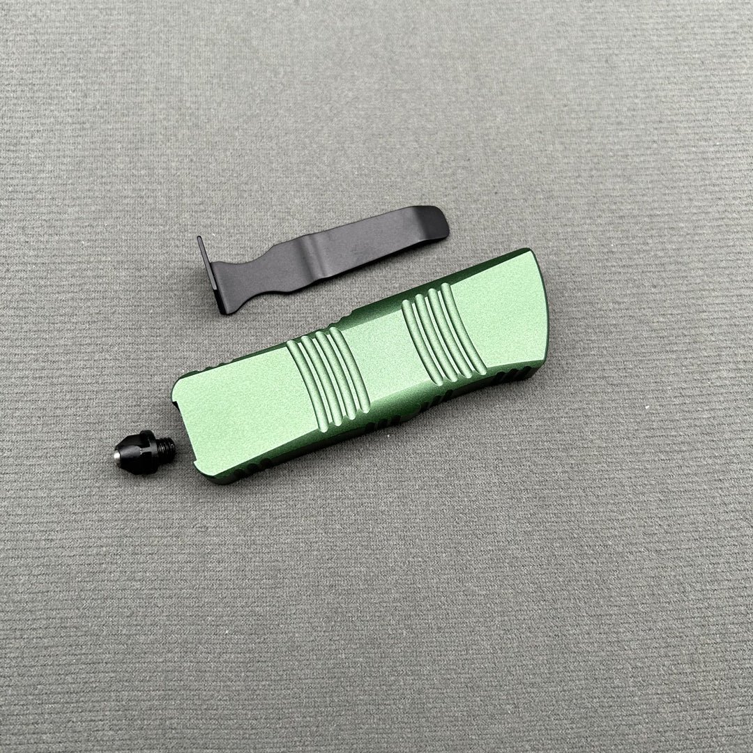 Mit Mini COMBAT TROODON Green knife Survival EDC Tool Camping Outdoor Hunting tactical Gear Self-defense pocket complete knife parts